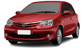 Luxury Toyota Etios 4+1 Seating Car